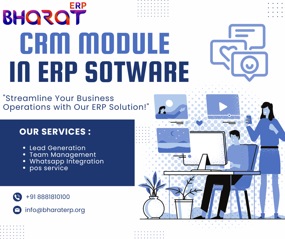 Intergrates Crm Module In Erp Software